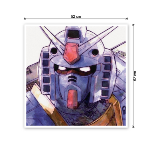 Homage to Mobile suit Gundam cm 50x50 - misure