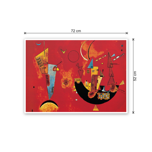Homage to Kandinsky - With and Against cm 70x50 - misure
