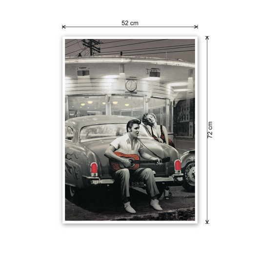 Elvis Presley cm 50x70 - misure