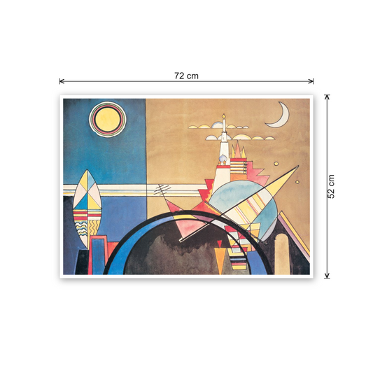 Homage to Kandinsky - The Great Tower of Kiev cm 70x50 - misure