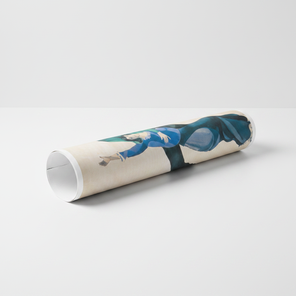 Homage to Chagall - On the City - cm 72x52 - Poster