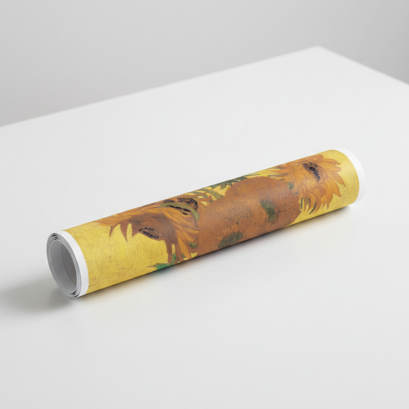 Homage to Van Gogh - Sunflowers - cm 52x72 - Poster