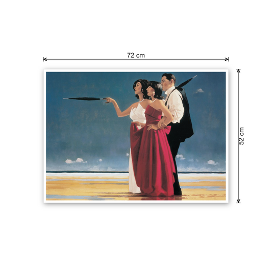 Homage to Vettriano - The Missing Man I cm 70x50 - misure