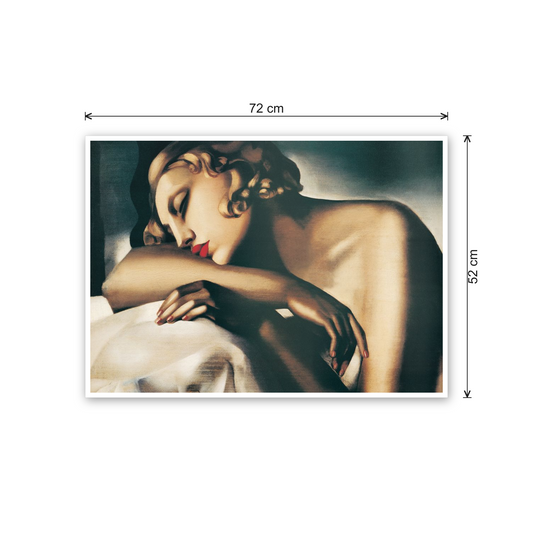Homage to De Lempicka - La Dormeuse cm 70x50 - misure