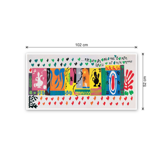 Homage to Matisse - One Thousand and One Nights, 1950 cm 100x50 - misure