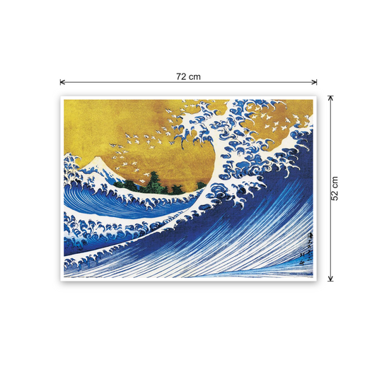 Homage to Hokusai - Great Wave cm 70x50 - misure