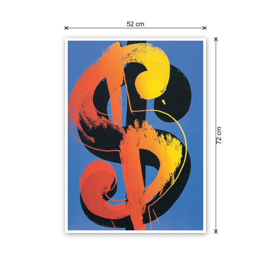 Homage to Warhol - Dollar cm 50x70 - misure