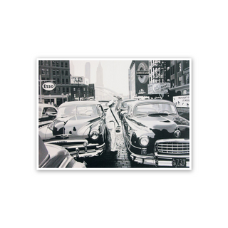 Cars in traffic - cm 72x52 - Poster