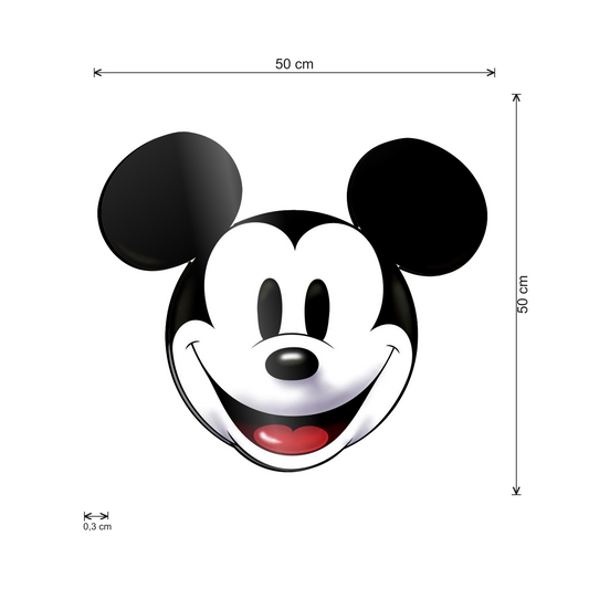 Topolino cm 50x50 - misure