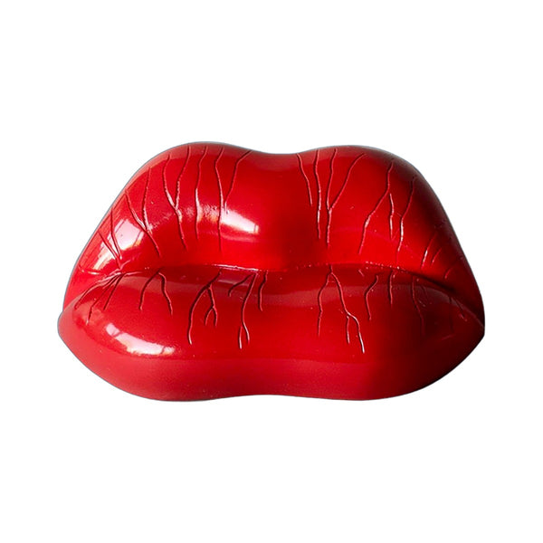 Salvador Dalì - Labbra sofà - h 7,5 cm - Scultura 3D - Fatta e Dipinta a Mano