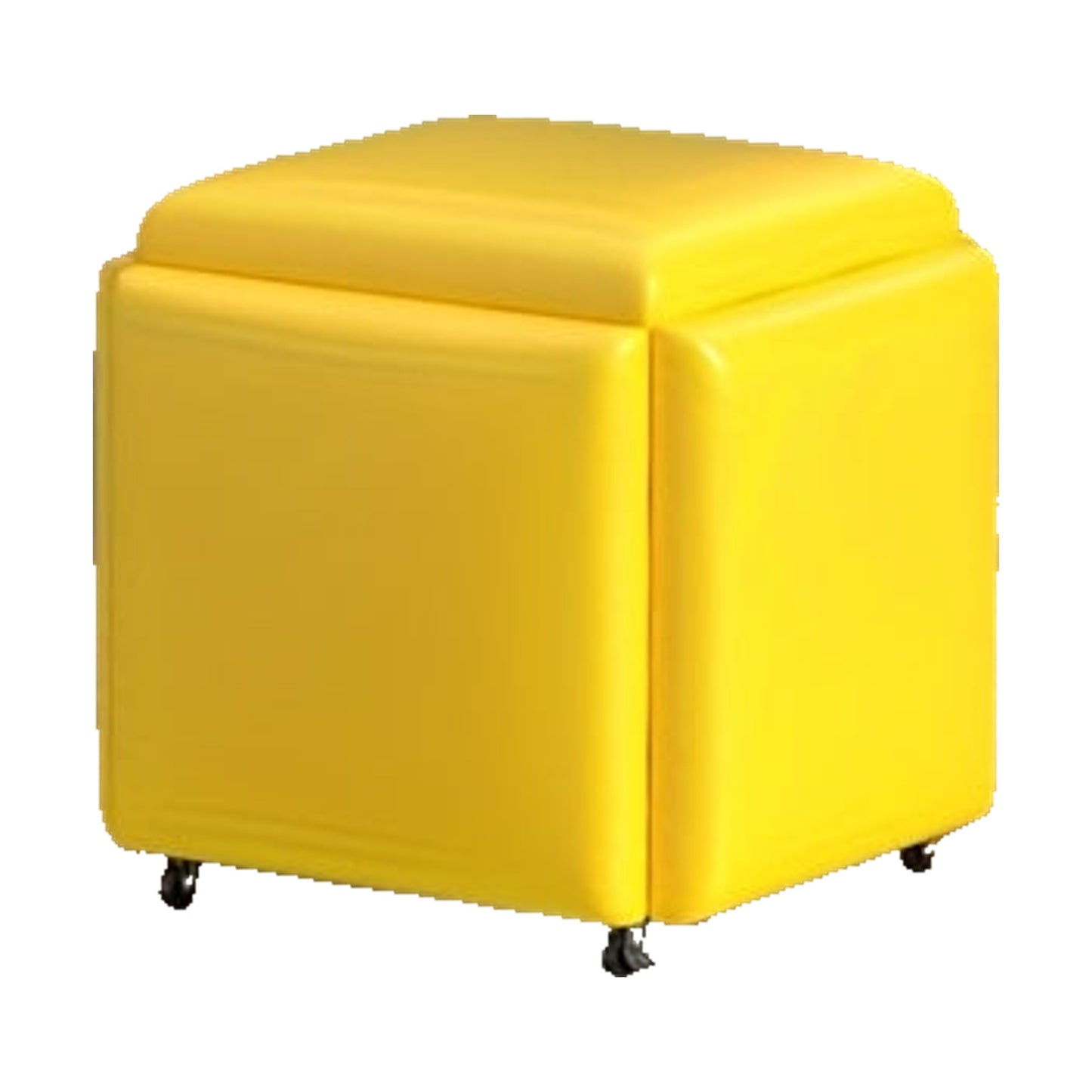 Sgabello Cubo 5-in-1 - Giallo
