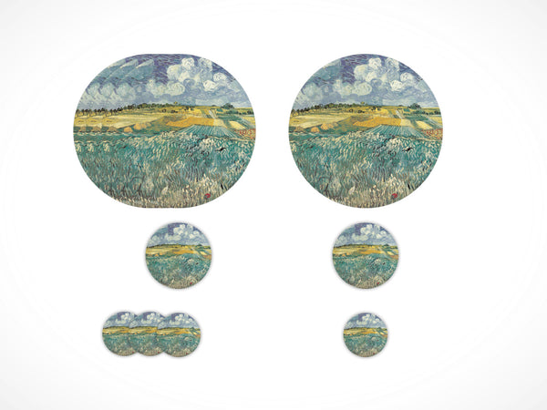 Set da 10 pezzi Tavola Completo · Ø35/15/10 cm · Pianura auvers sur Oise · Vincent Van Gogh