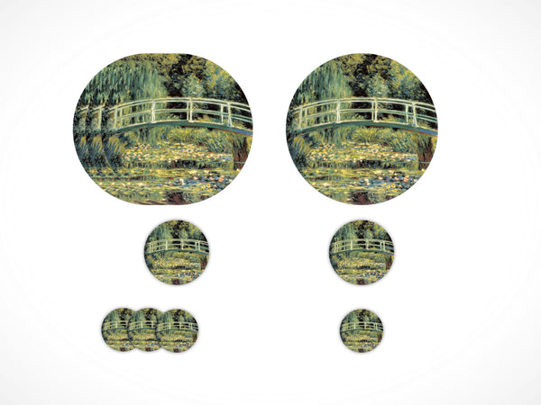 Set da 10 pezzi Tavola Completo · Ø35/15/10 cm · Ponte giapponese · Claude Monet