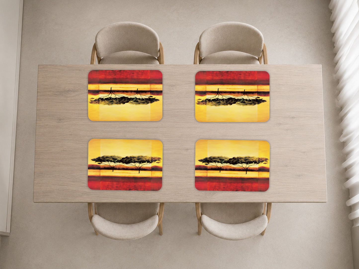 Set 4 Tovagliette 48×33 cm · Kenya - Emmerich