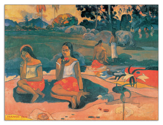 Homage to GAUGUIN - Nave Nave Moe - cm 80x60 - Pannello in MDF