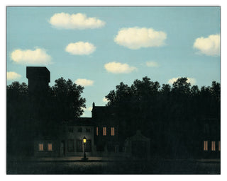 Homage to MAGRITTE - L'imperio delle luci - cm 76x60 - Pannello in MDF
