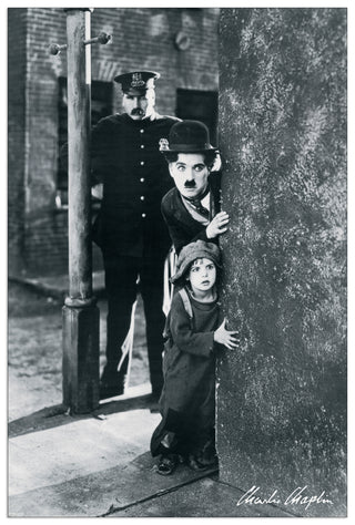 Charlie Chaplin - cm 60x90 - Pannello in MDF