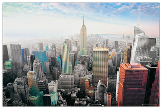 Veduta di New York - cm 60x90 - Pannello in MDF