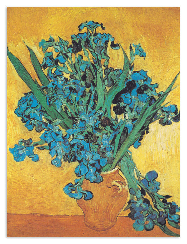 Homage to VAN GOGH - Gli iris - cm 60x80 - Pannello in MDF