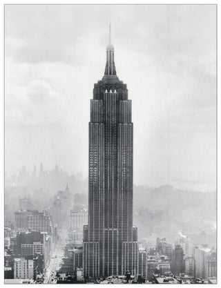 Empire State Building - cm 102x134 - Pannello in MDF