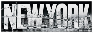 Carattere New York - cm 158x53 - Pannello in MDF