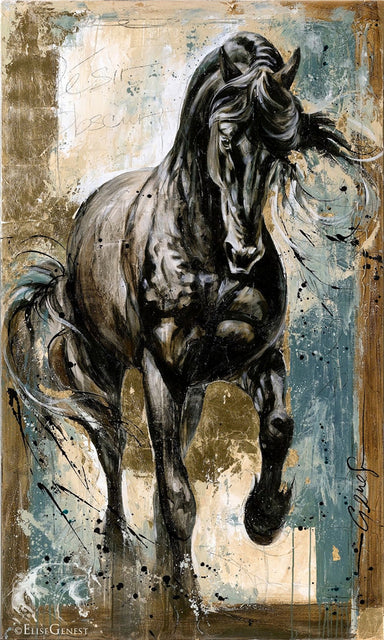 Quadro cavalli nordico