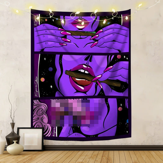 Poster Viso pop-art neon