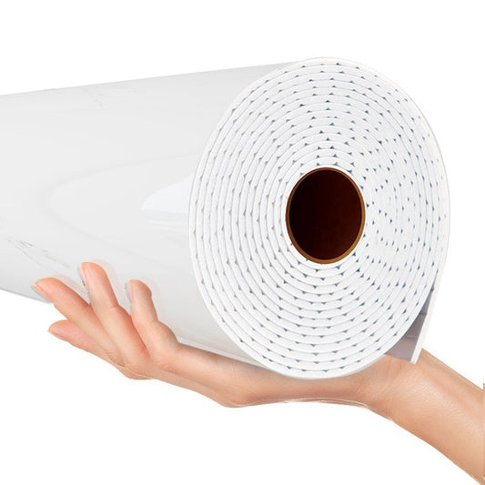 Adesivo murale Marmo bianco con venature oro