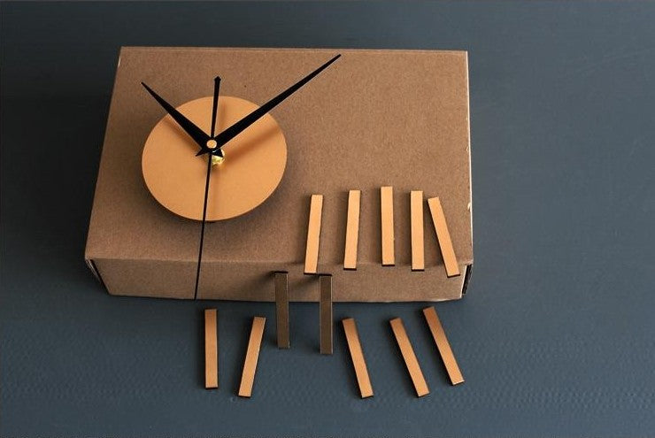 Orologio da parete Sfere legno