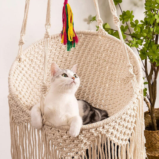 Cuccia gatto in corda
