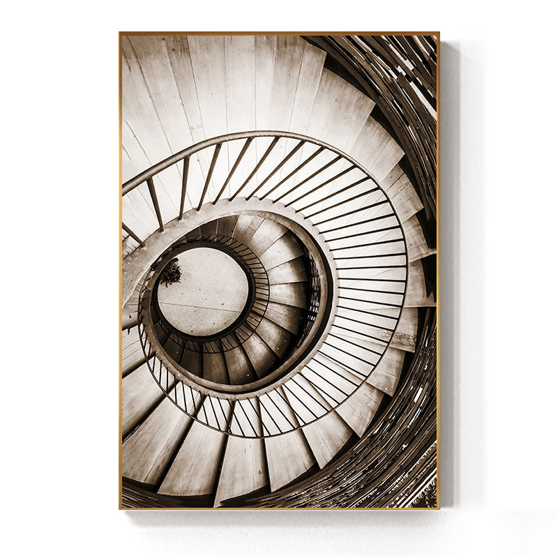Quadro canvas spirale astratta