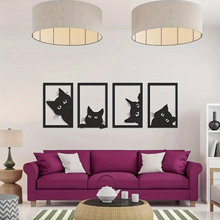 Decorazione Murale Gatto Nero