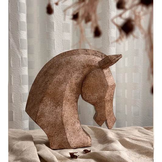 Decorazione cavallo astratta
