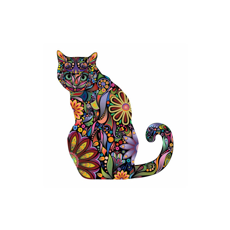 Sticker murale gatto mandala