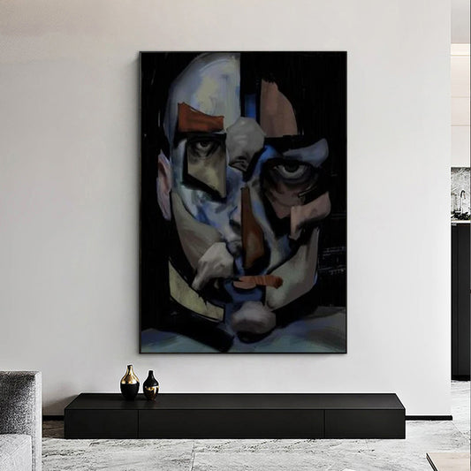 Quadro su tela Donne con volti dorati