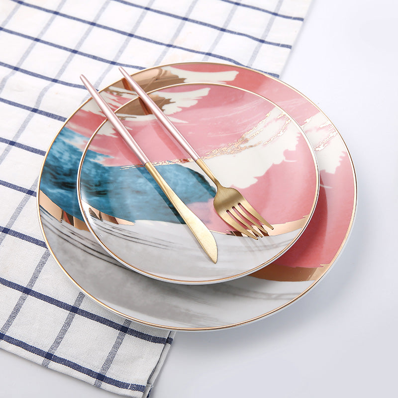Piatto nuvola in ceramica