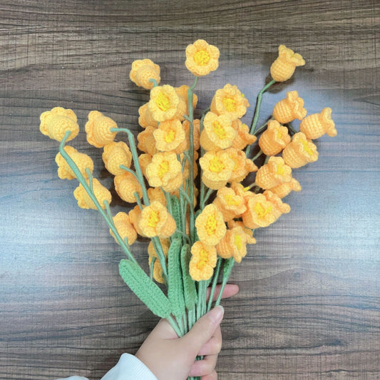 Fiore all'uncinetto in stile nordico