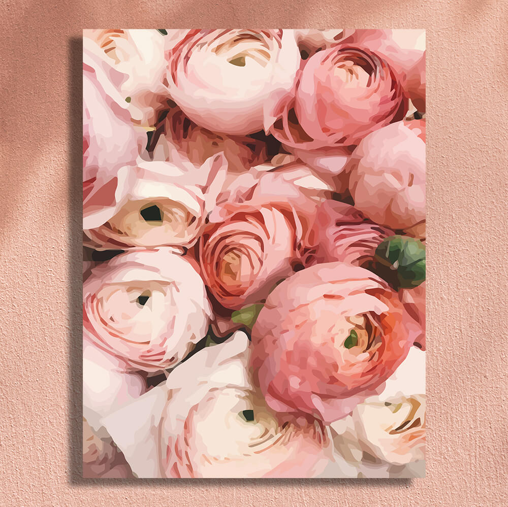 Quadro fiori art déco