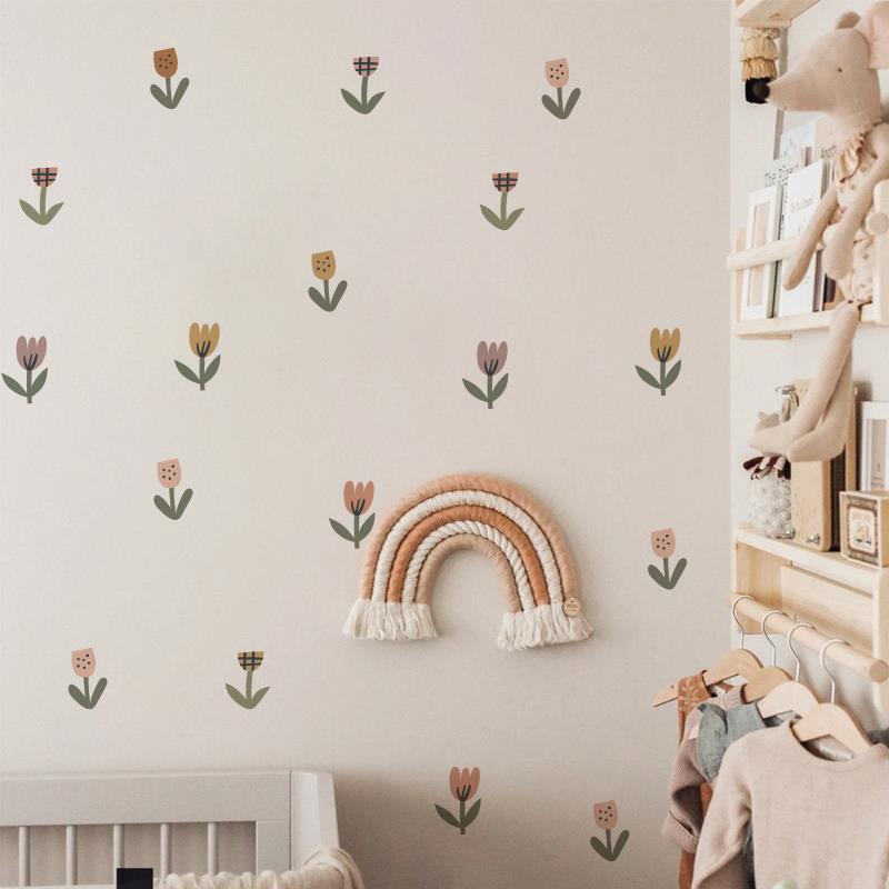 Adesivo tulipani bohemien