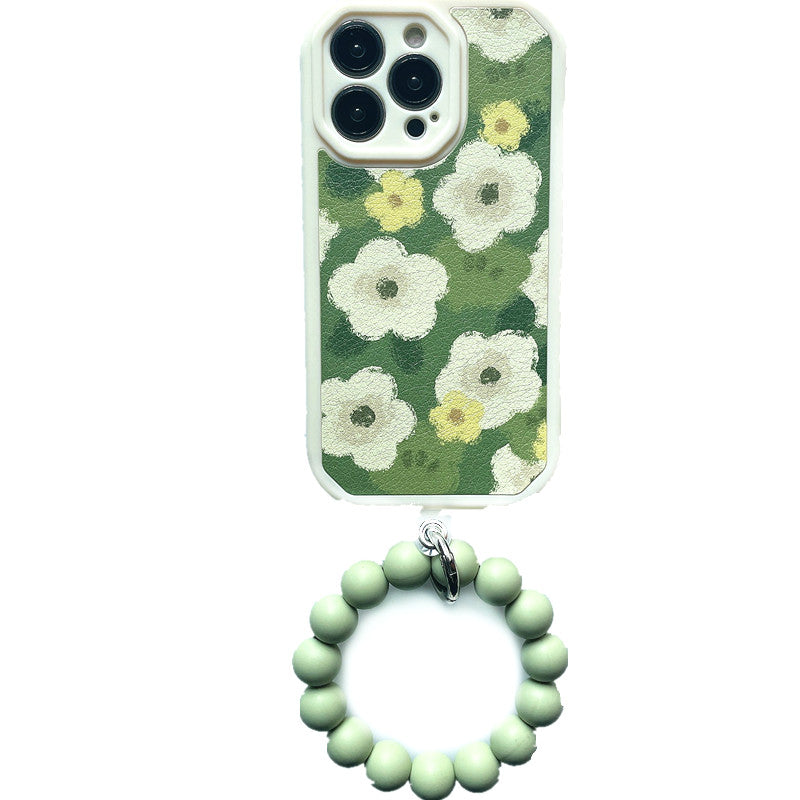 Custodia Telefono Fiori Verdi