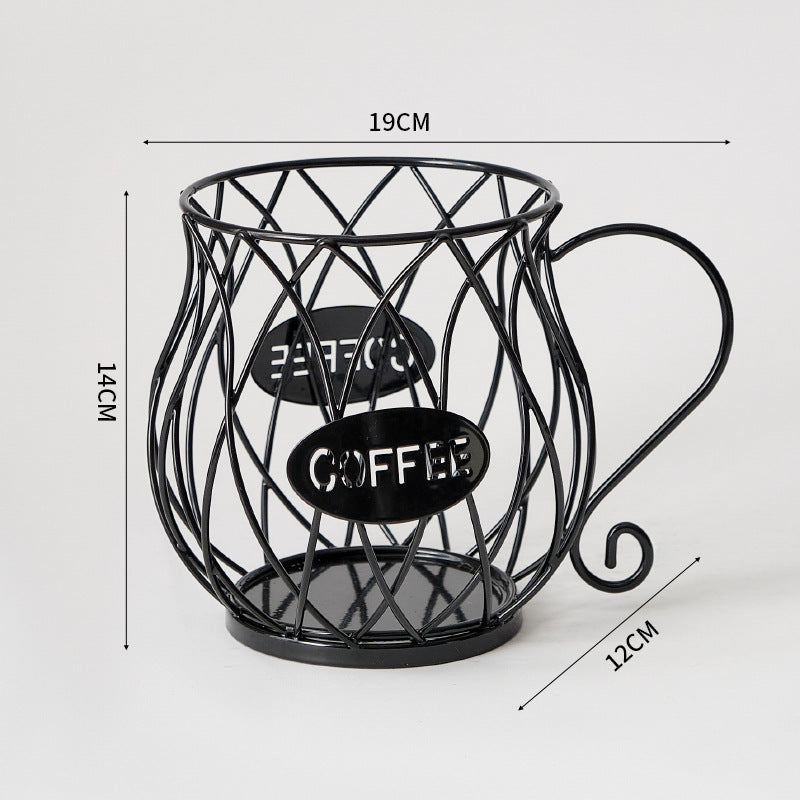 Contenitore caffè ferro