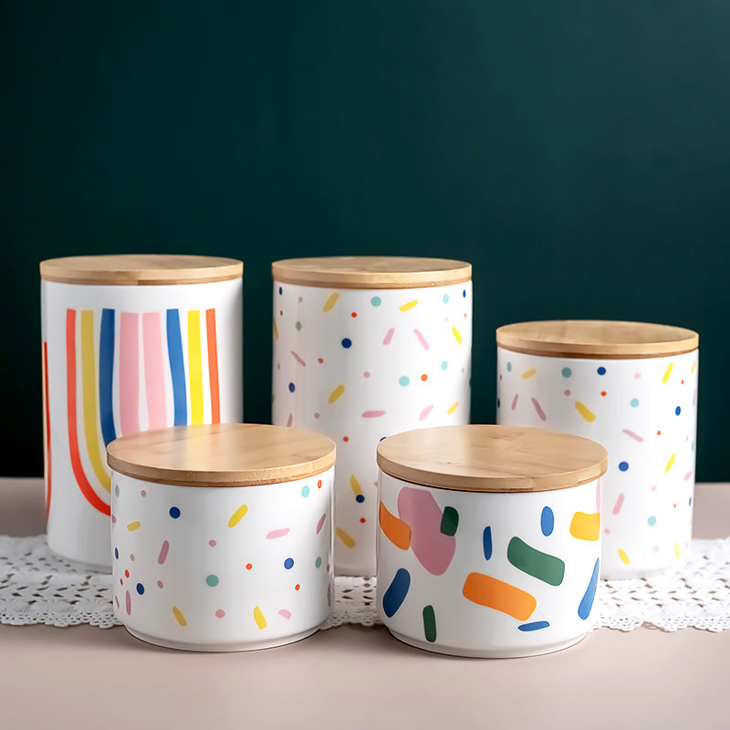 Barattolo in ceramica nordico