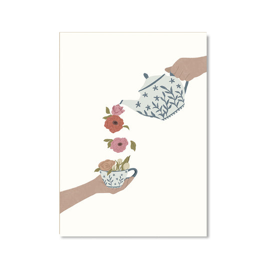 Quadro su tela Donne illustrate scene quotidiane