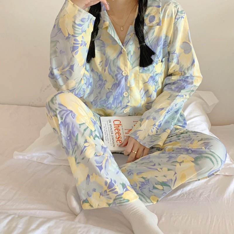 Cardigan stampa fiori vintage