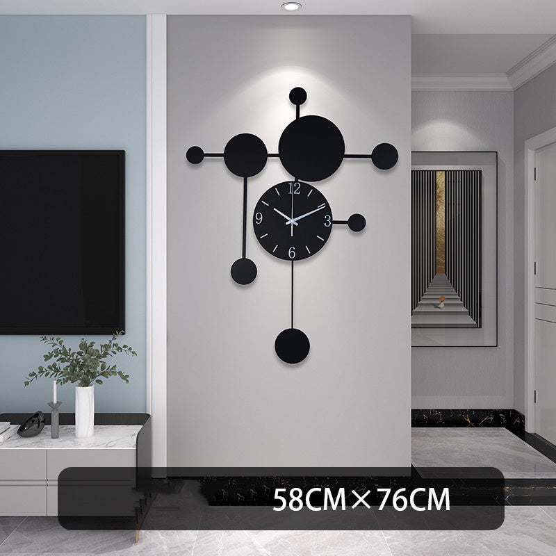 Orologio da parete Sfere nere geometrico