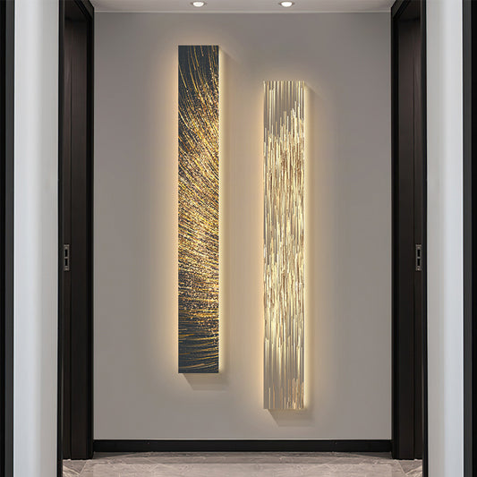 Quadro su tela Colonna luminosa geometrica