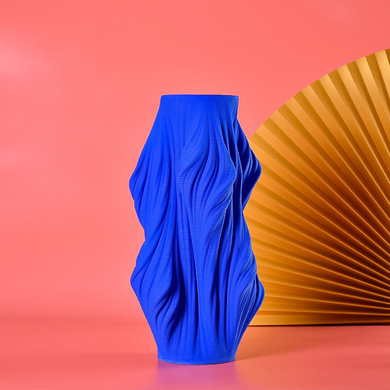 Vaso blu ceramica