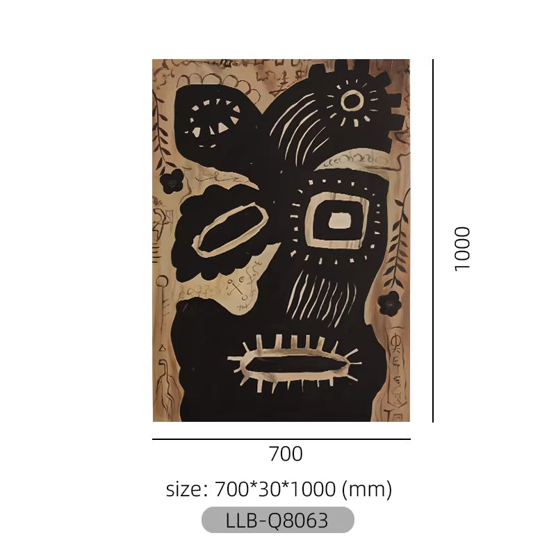 Quadro wabi-sabi dipinto a mano