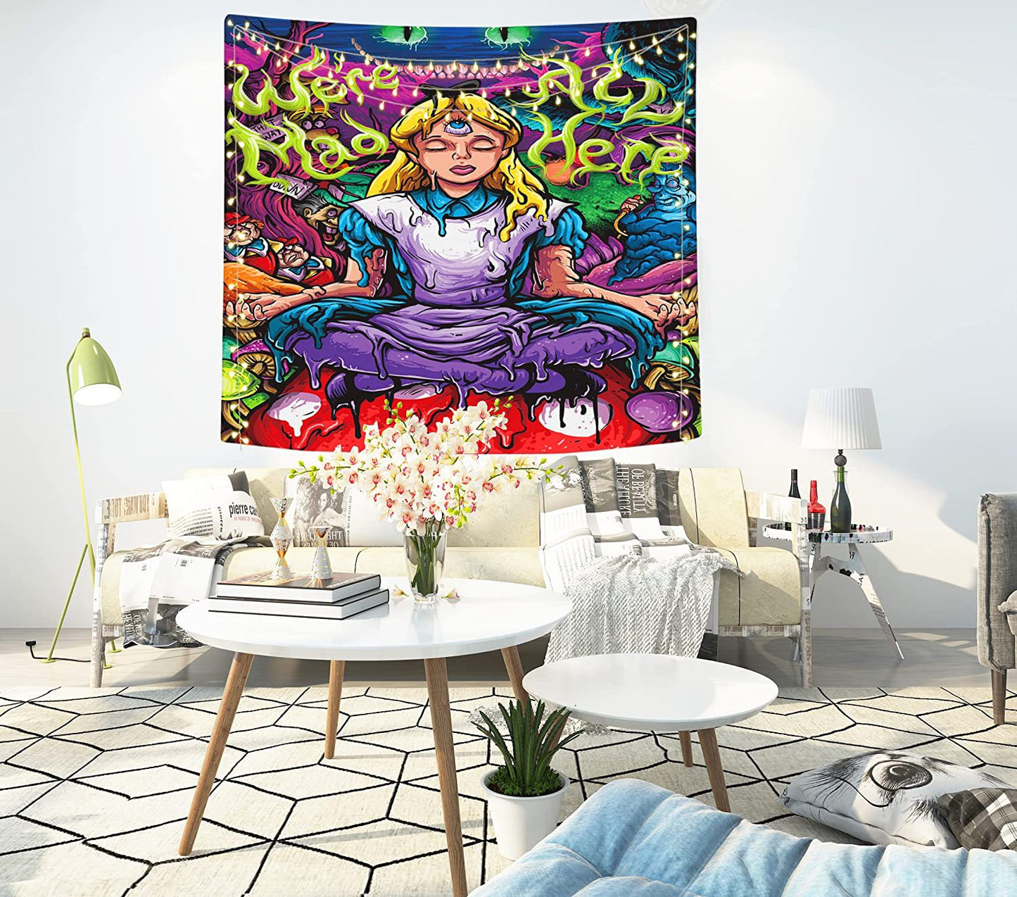Arazzo Hippie Psicodelico