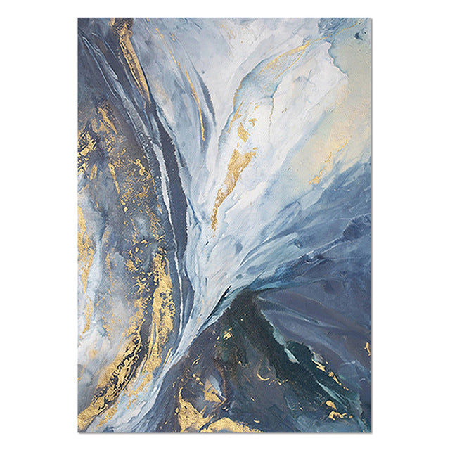 Quadro marmo blu giallo